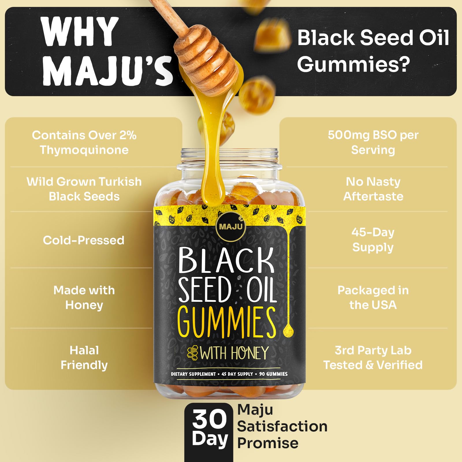 Gummies promote glossy hair and radiant skin with regular use.