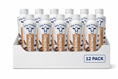 Majuu Connect high protein chocolate bottle showing 30g protein for performance