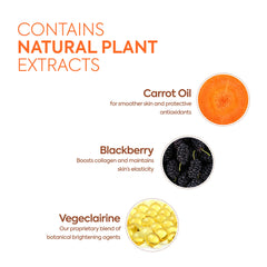 MAKARI Naturalle Carotonic Extreme Body Glycerin label shows carrot seed oil and licorice