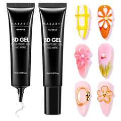 Makartt 3D gel nail art package with premium components for DIY manicures