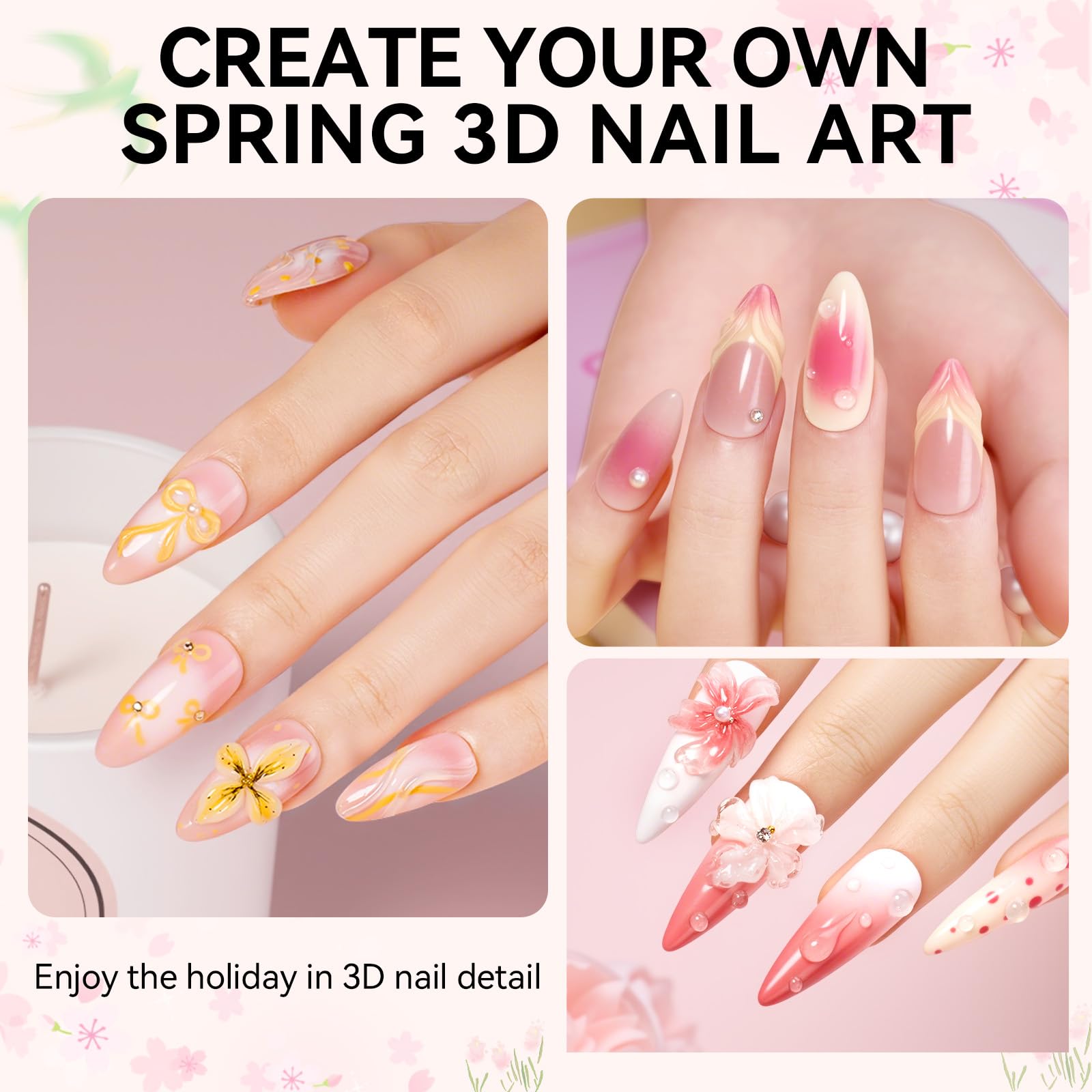 Makartt 3D gel nail art precision needle-tip for accurate designs