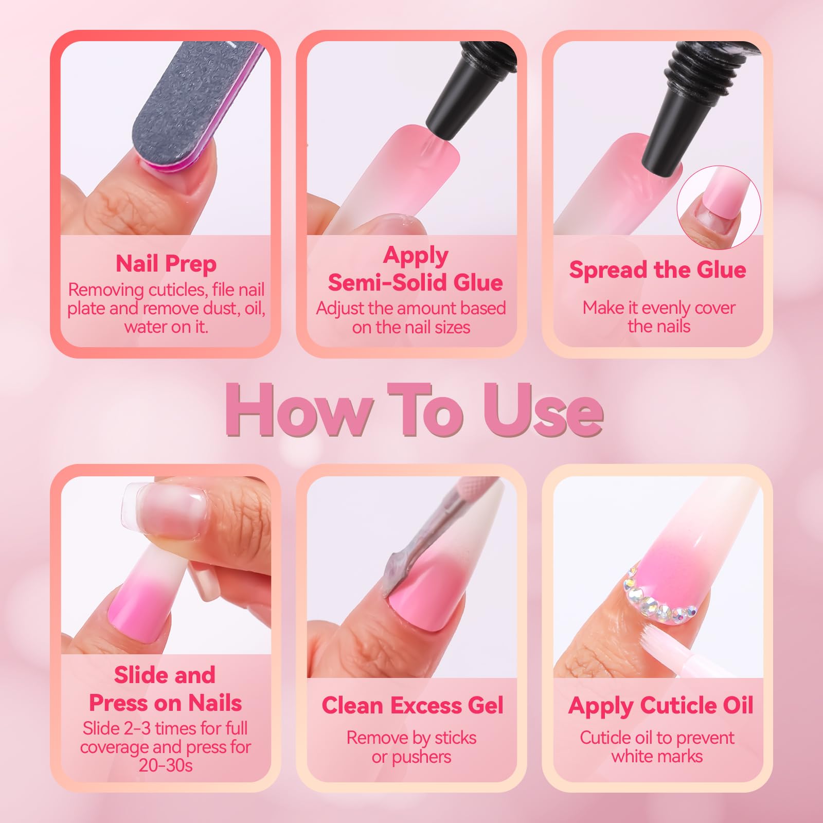 Makartt beginner-friendly nail glue supports clean DIY results.