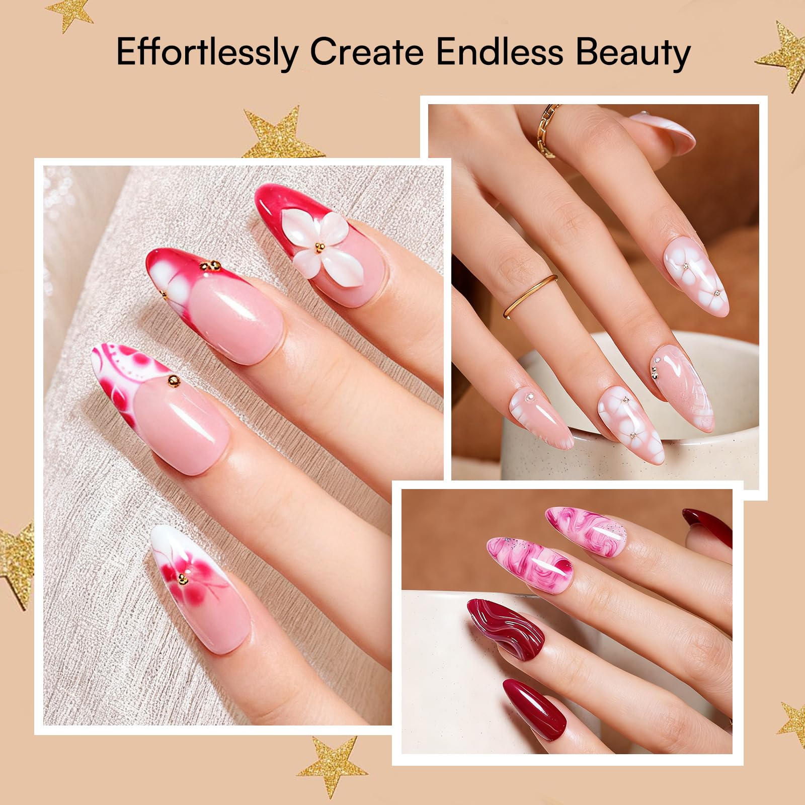 Makartt Blooming Gel color collision reveals vibrant blooming effects.