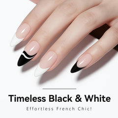 Makartt gel nail liner set black with built-in brush for precise lines
