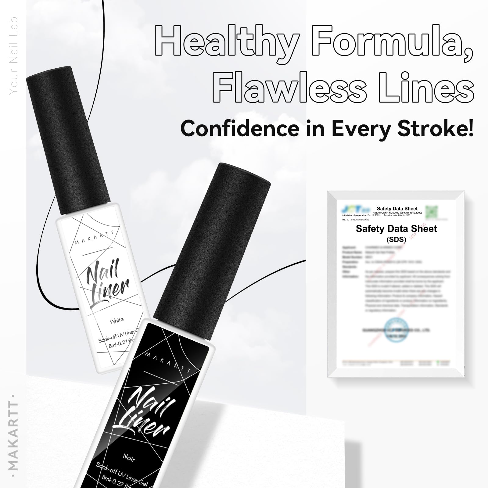 Makartt liner set offers low odor, skin-safe ingredients