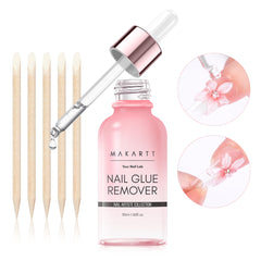 Makartt glue remover dropper applicator enables precise application.
