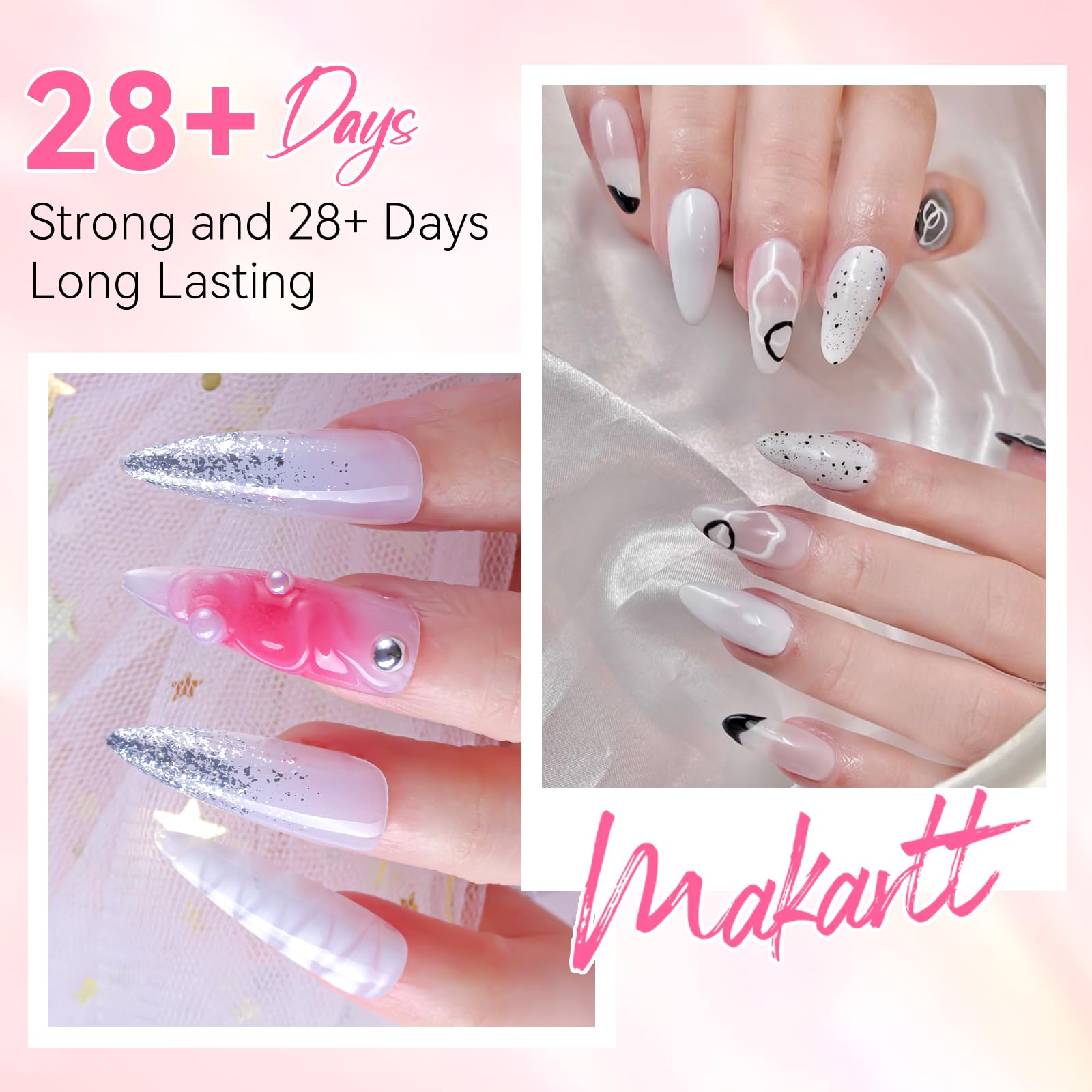 Makartt Hema-Free dual forms for easier nail sculpting