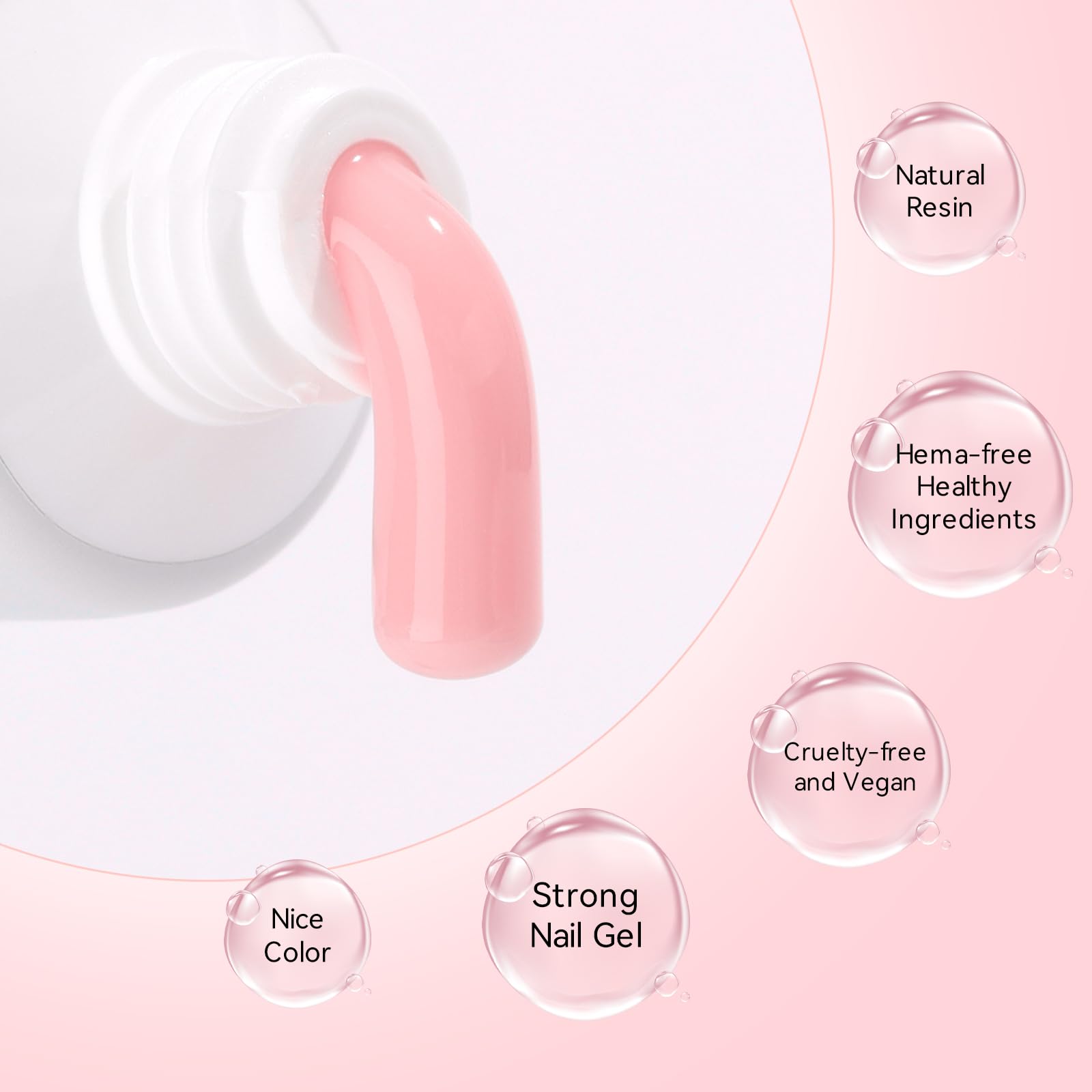 Makartt Hema-Free nude pink shade 4 for versatile DIY nails