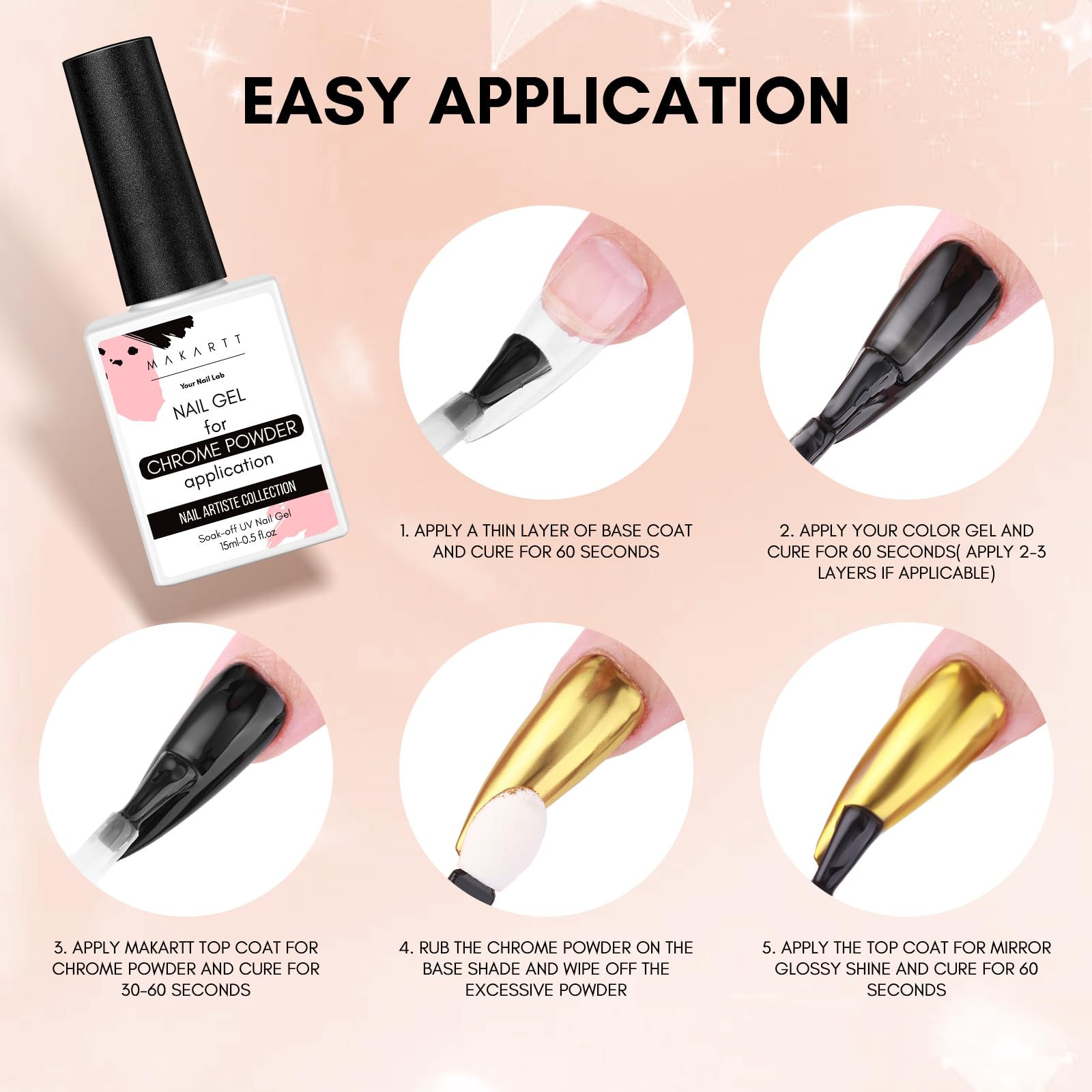 Makartt Low-odor, toxin-free formula for healthier nails.