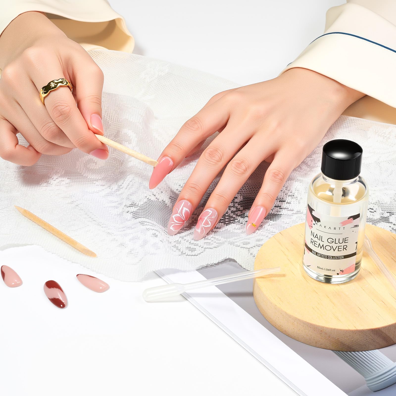 Makartt Nail Glue Remover offers a time-saving alternative to drills