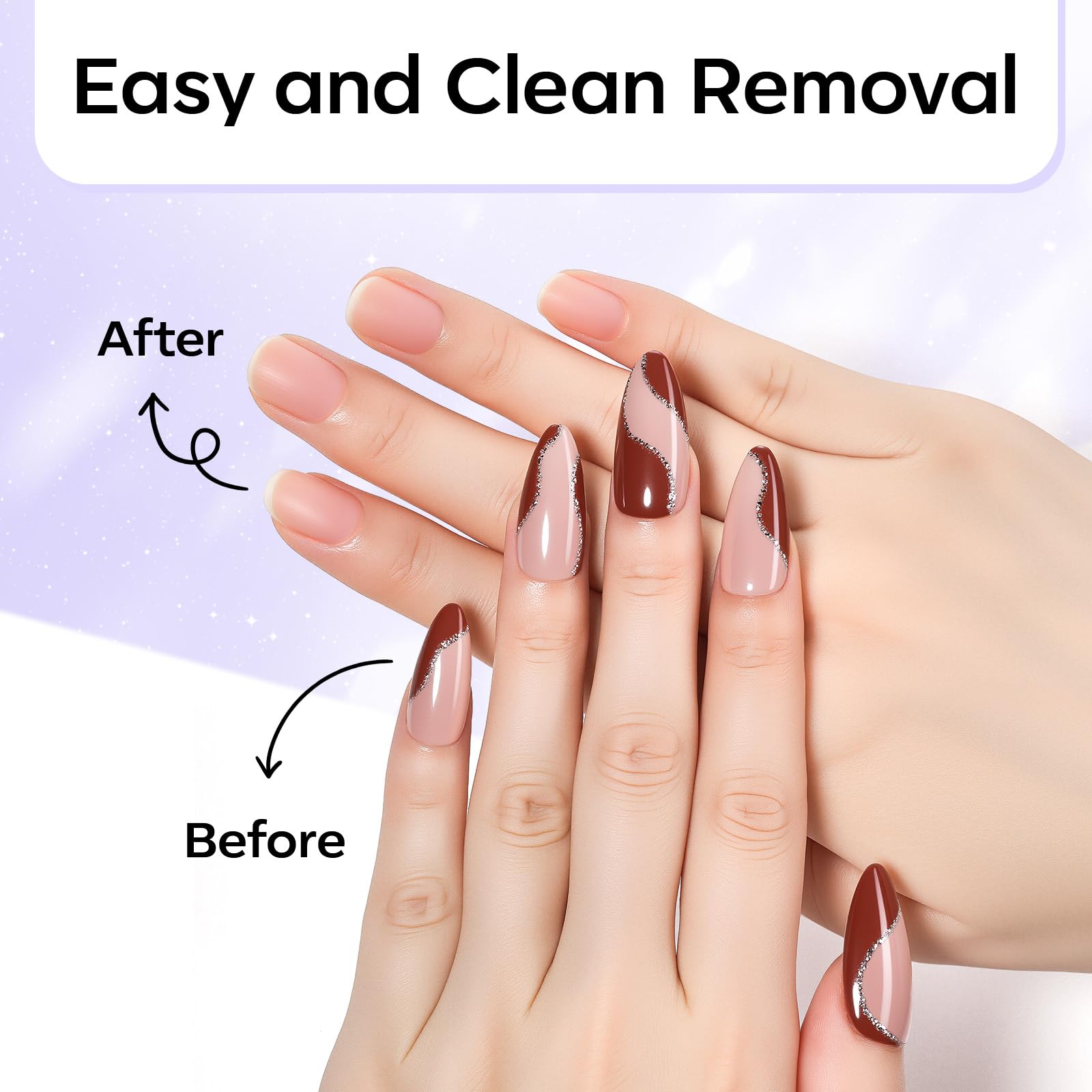 Makartt Nail Glue Remover wooden sticks focus supports smooth lifting during removal