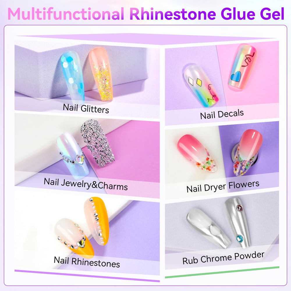 Makartt glue cures quickly under LED to secure designs.