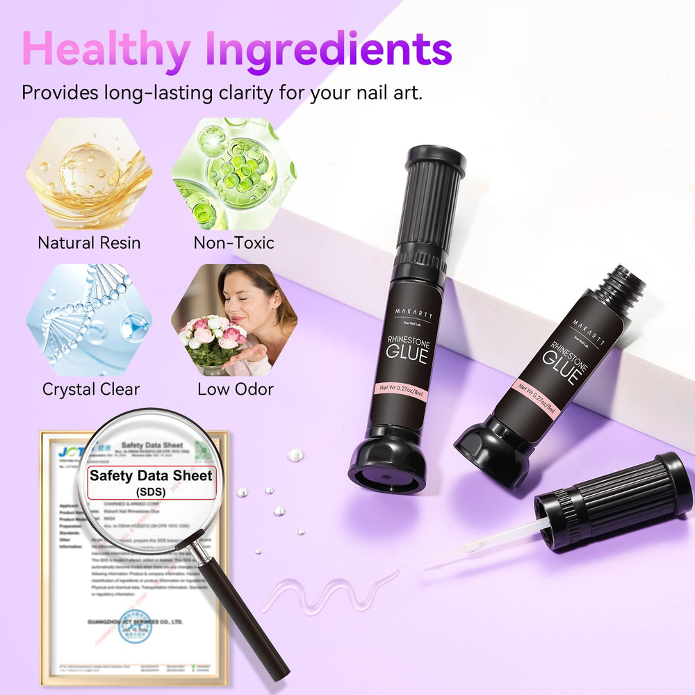 Makartt odorless formula keeps nail art comfortable during use.
