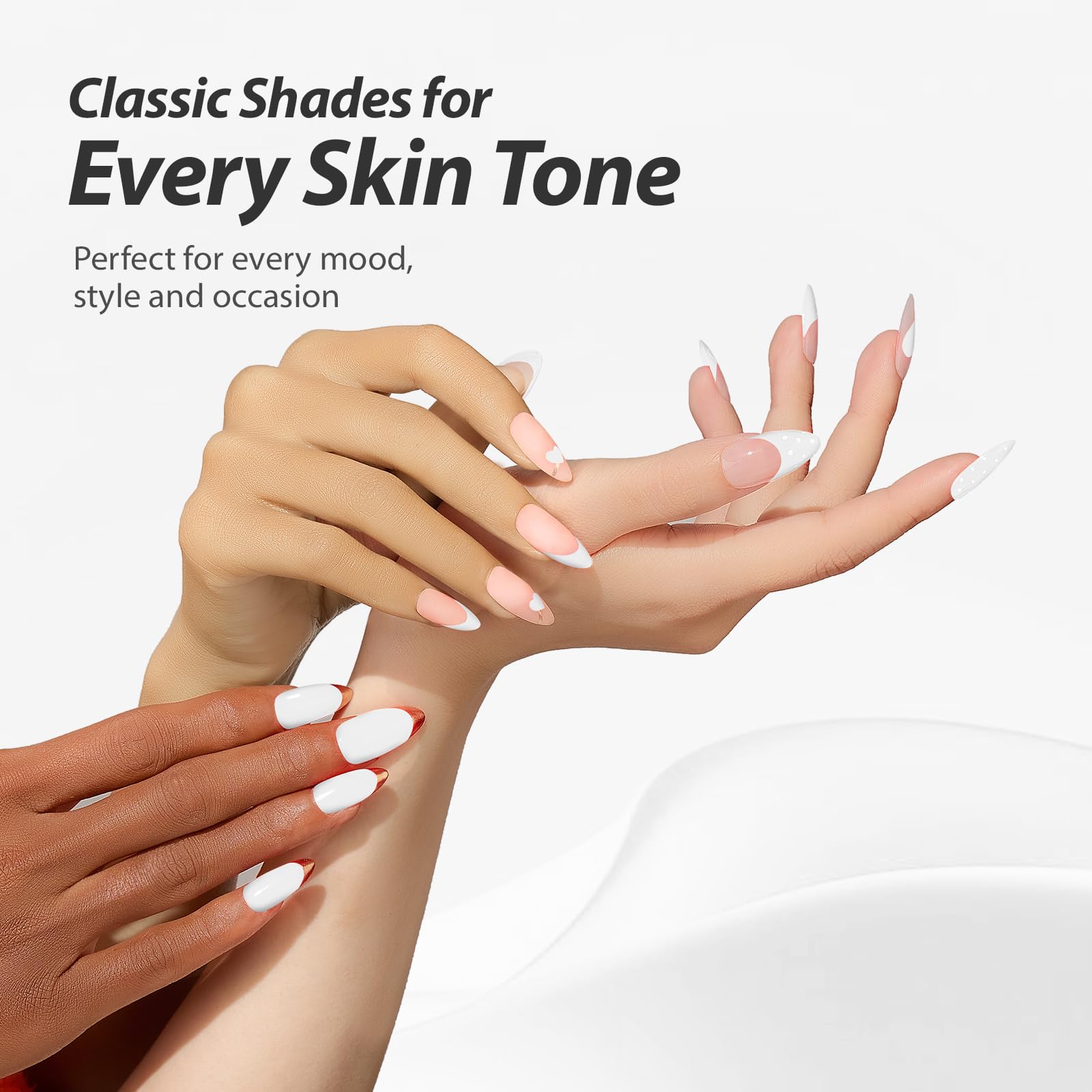 Makartt One N'Done self-leveling formula visible for even application.