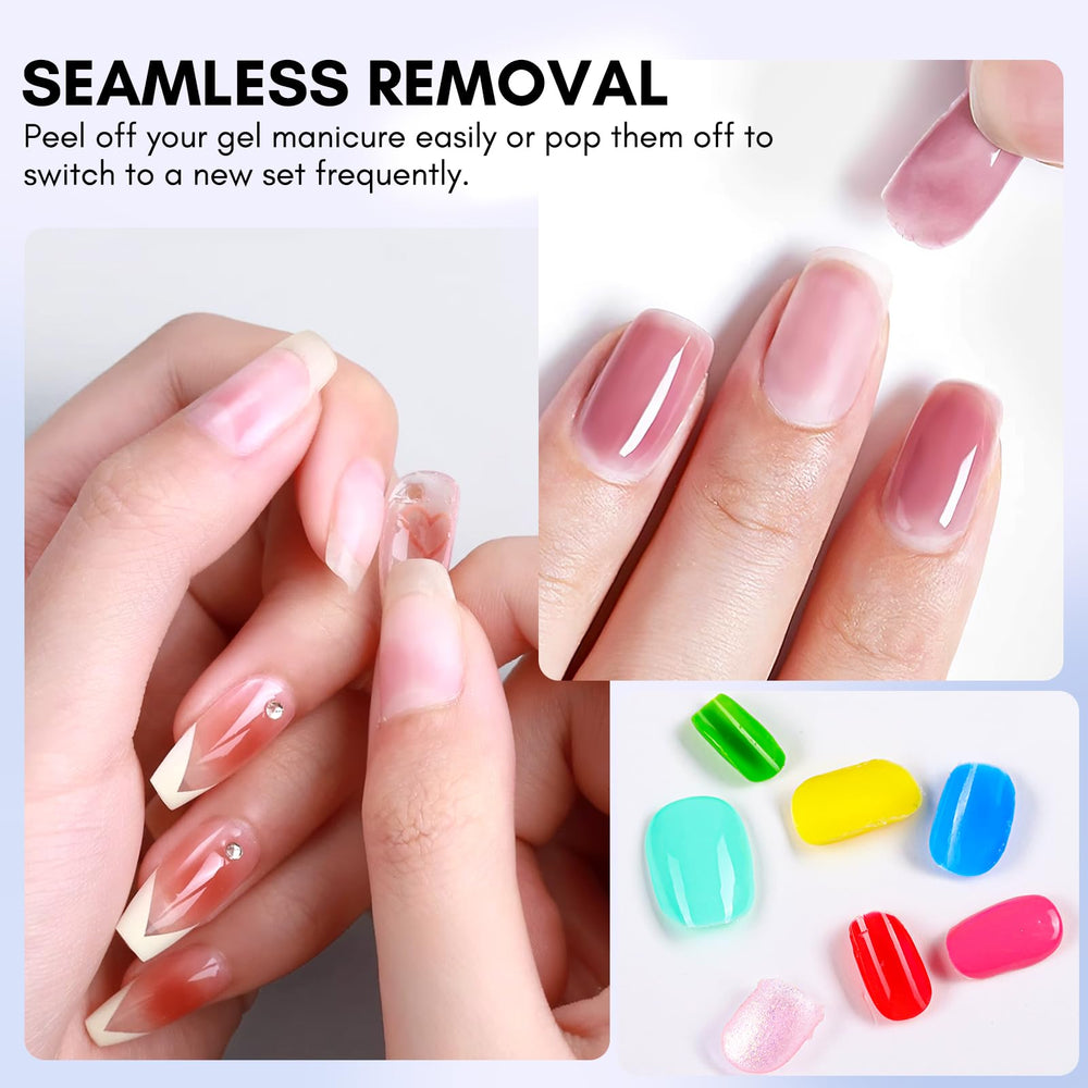 Makartt Peel Off Gel Base Coat label-front highlights vegan, gentle formulation.