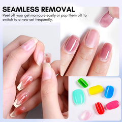 Makartt Peel Off Gel Base Coat label-front highlights vegan, gentle formulation.