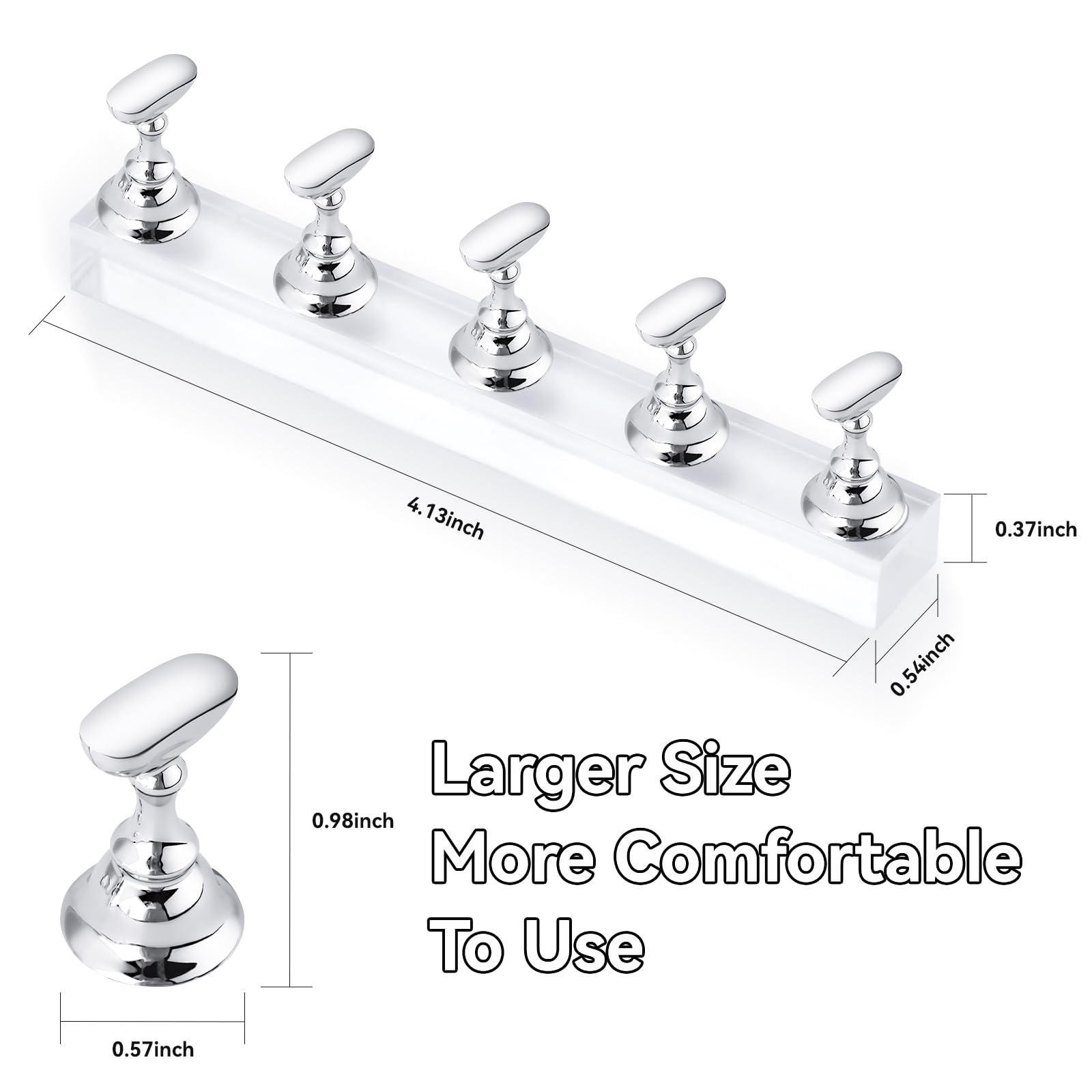 Makartt precision nail stand for daily design practice and display