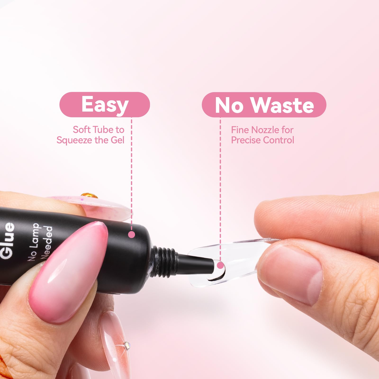 Makartt press-on nails easy to apply for everyday use.
