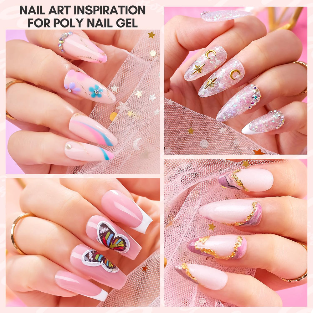 Makartt protective base for stronger nails and growth with daisy pink gel.