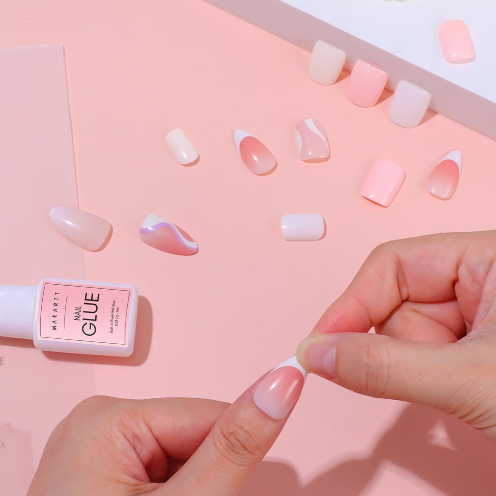 Makartt Quick Nail Glue comes in 7ml bottles for travel.