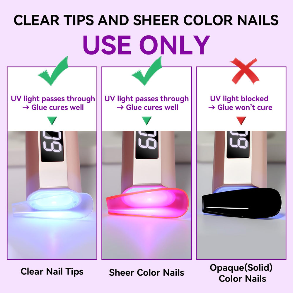 Makartt solid nail glue gel supports rhinestones and chrome effects in art