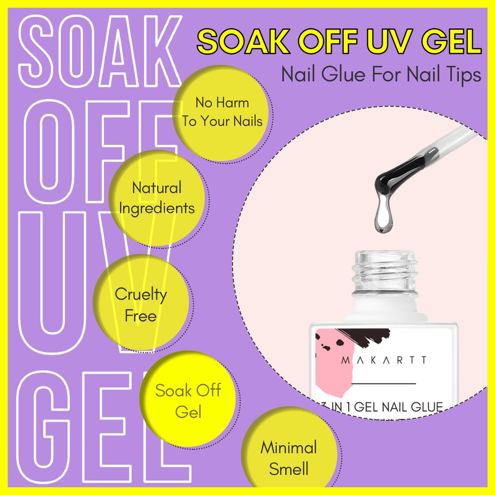 Makartt glue curing under UV/LED lamp for stronger bond