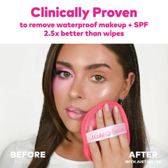 Closeup of soft fibers in MakeUp Eraser cloths for gentle cleansing