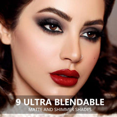 Maki Yika gray-silver-black-white shades for matte and metallic finishes.