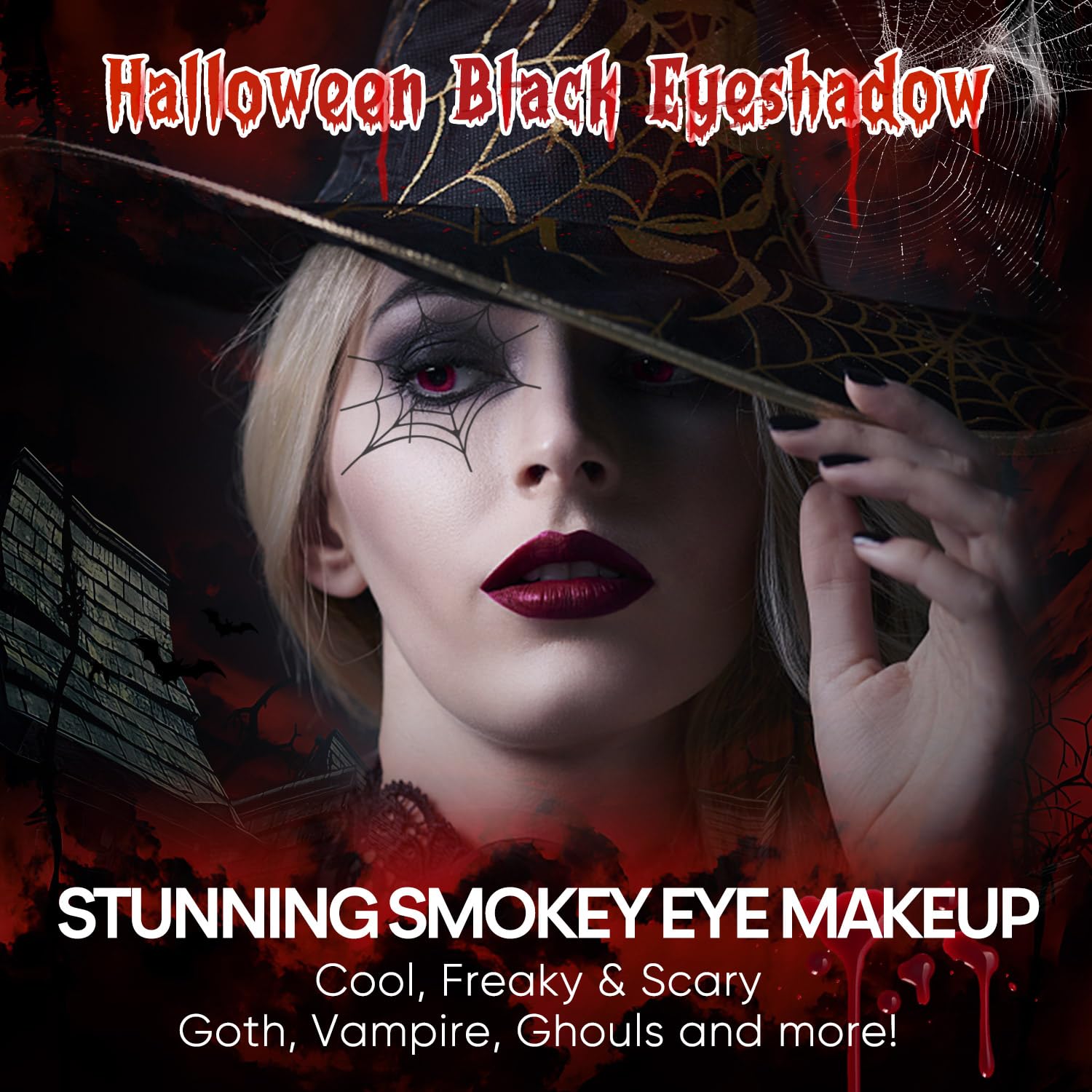 Maki Yika matte to metallic shades for smoky eye variety.