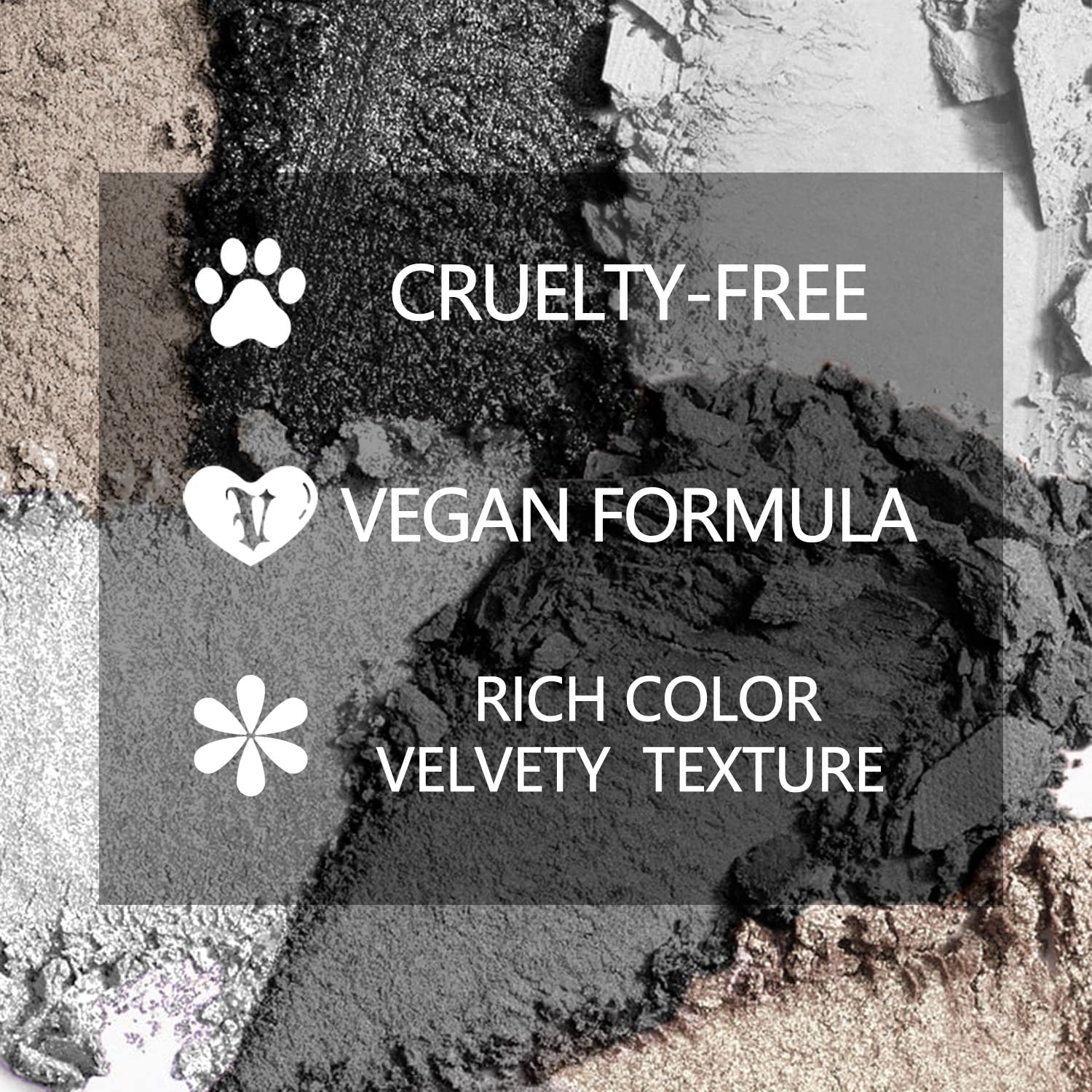 Maki Yika travel-friendly 9-color palette fits in a beauty bag.