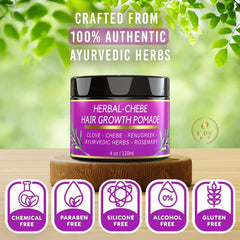 Ingredients highlight—shea, mango, kokum butters nourish hair.