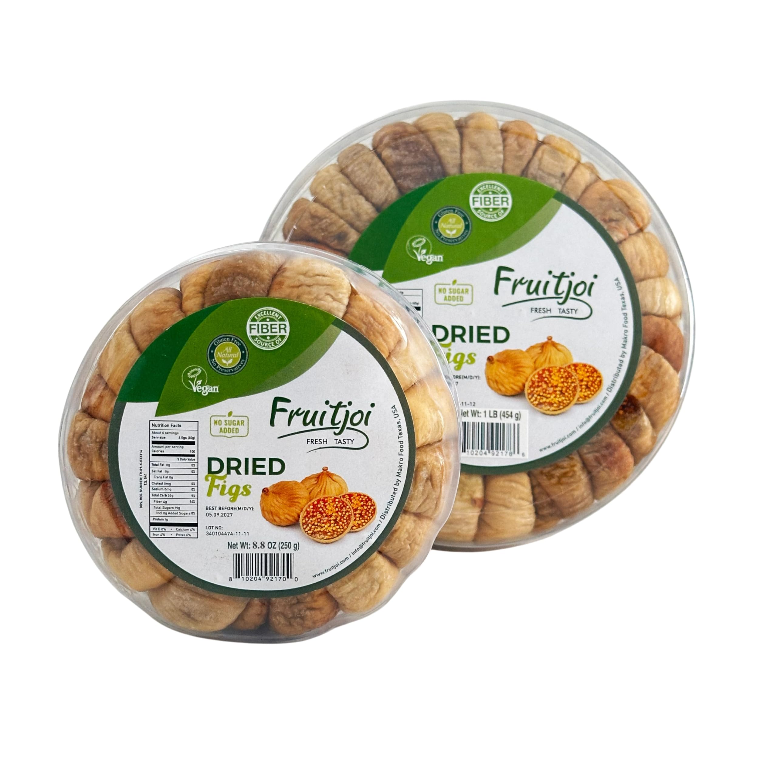 Makro Food Fruitjoi Turkish Dried Figs pairing well with coffee or yogurt