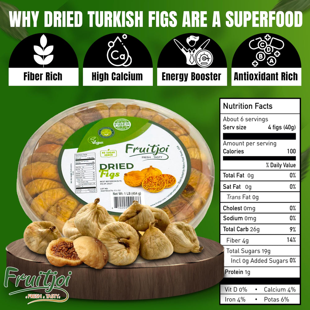 Makro Food Fruitjoi Turkish Dried Figs no added sugar for a cleaner snack