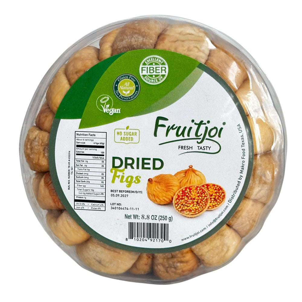Makro Food Fruitjoi Turkish Dried Figs with soft texture for quick natural energy