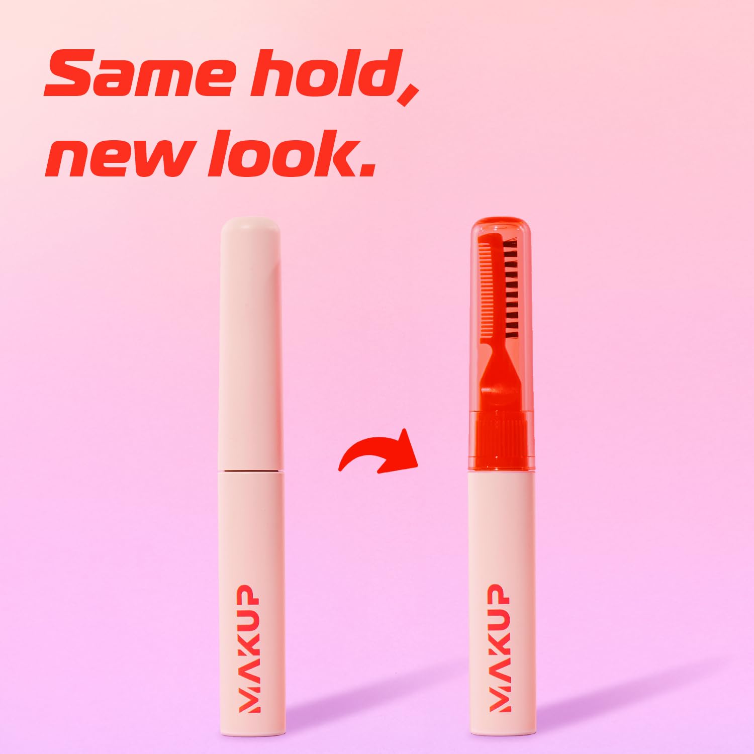 Makup Beauty Brow Me clear gel delivers a matte finish on brows.