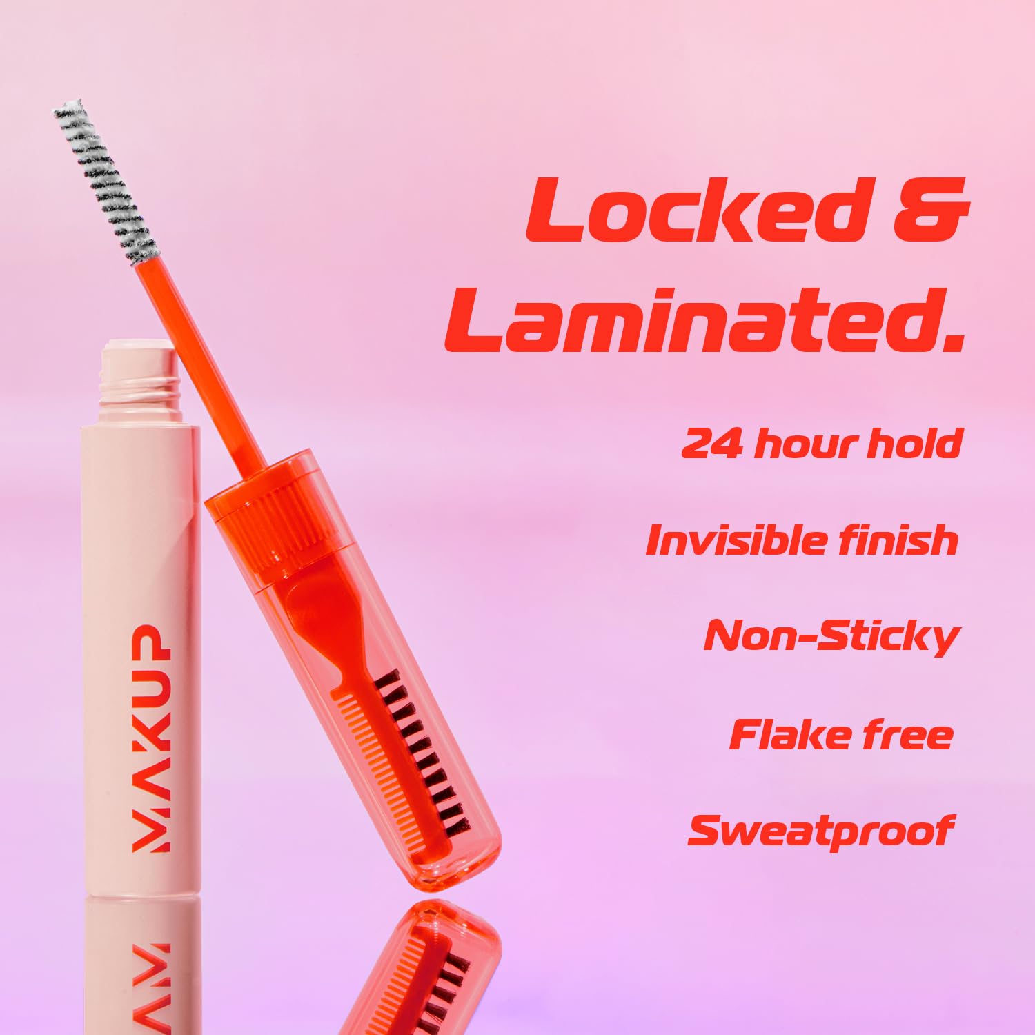 Makup Beauty Brow Me packaging highlights vegan and cruelty-free formula.