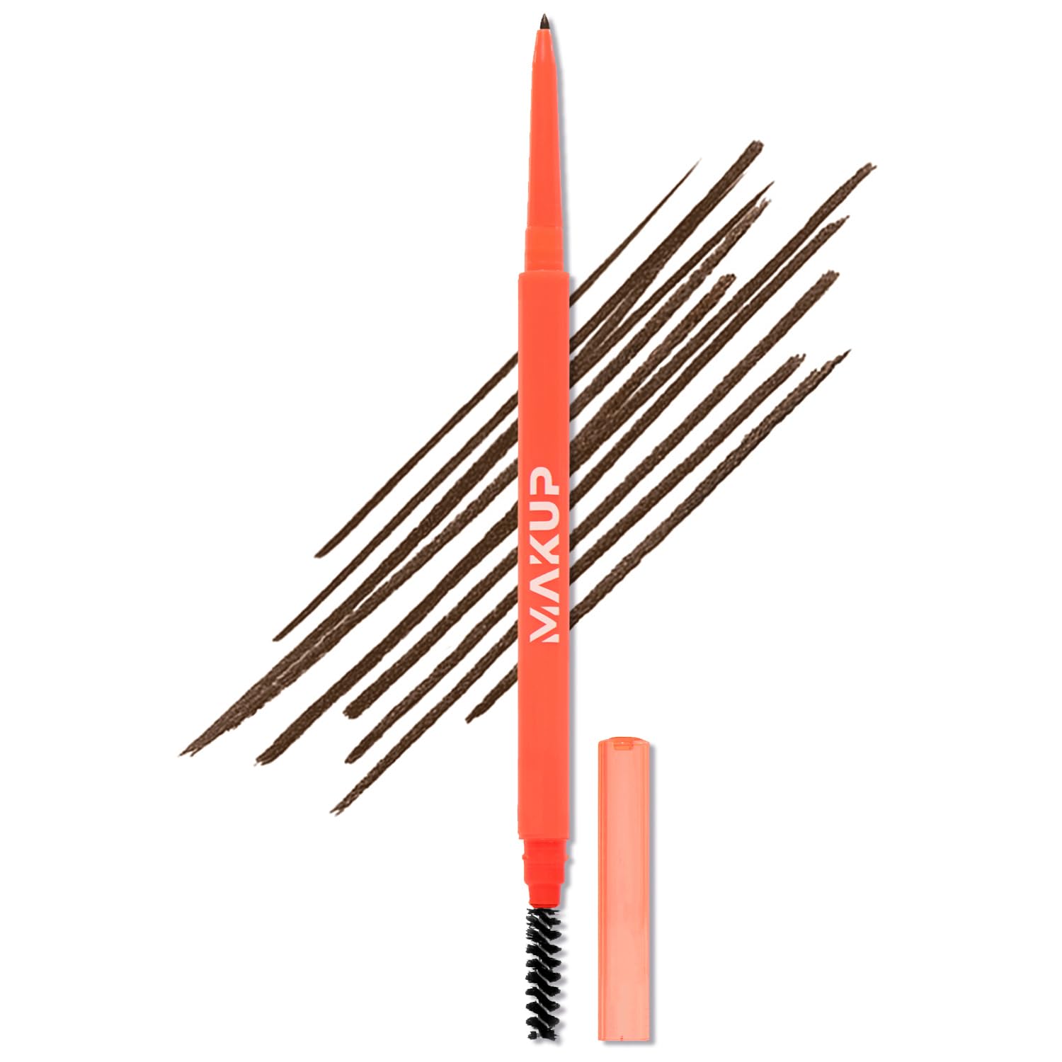 Makup Beauty Skinny Brow ultra-thin tip creates hair-like strokes for natural brows.
