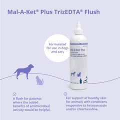 Mal-A-Ket Plus TrizEDTA Flush for dog ear care during cleaning