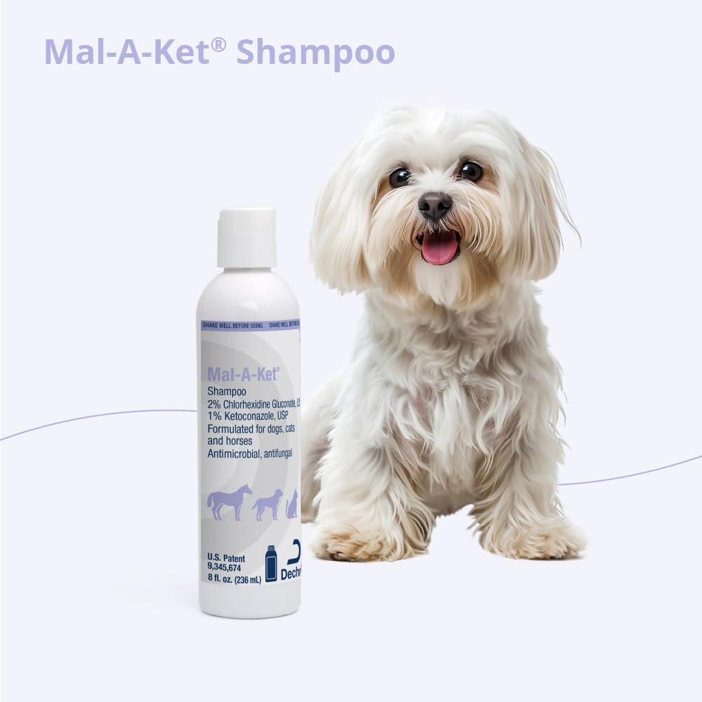 GMP-quality ingredients label on Mal-A-Ket Shampoo packaging.