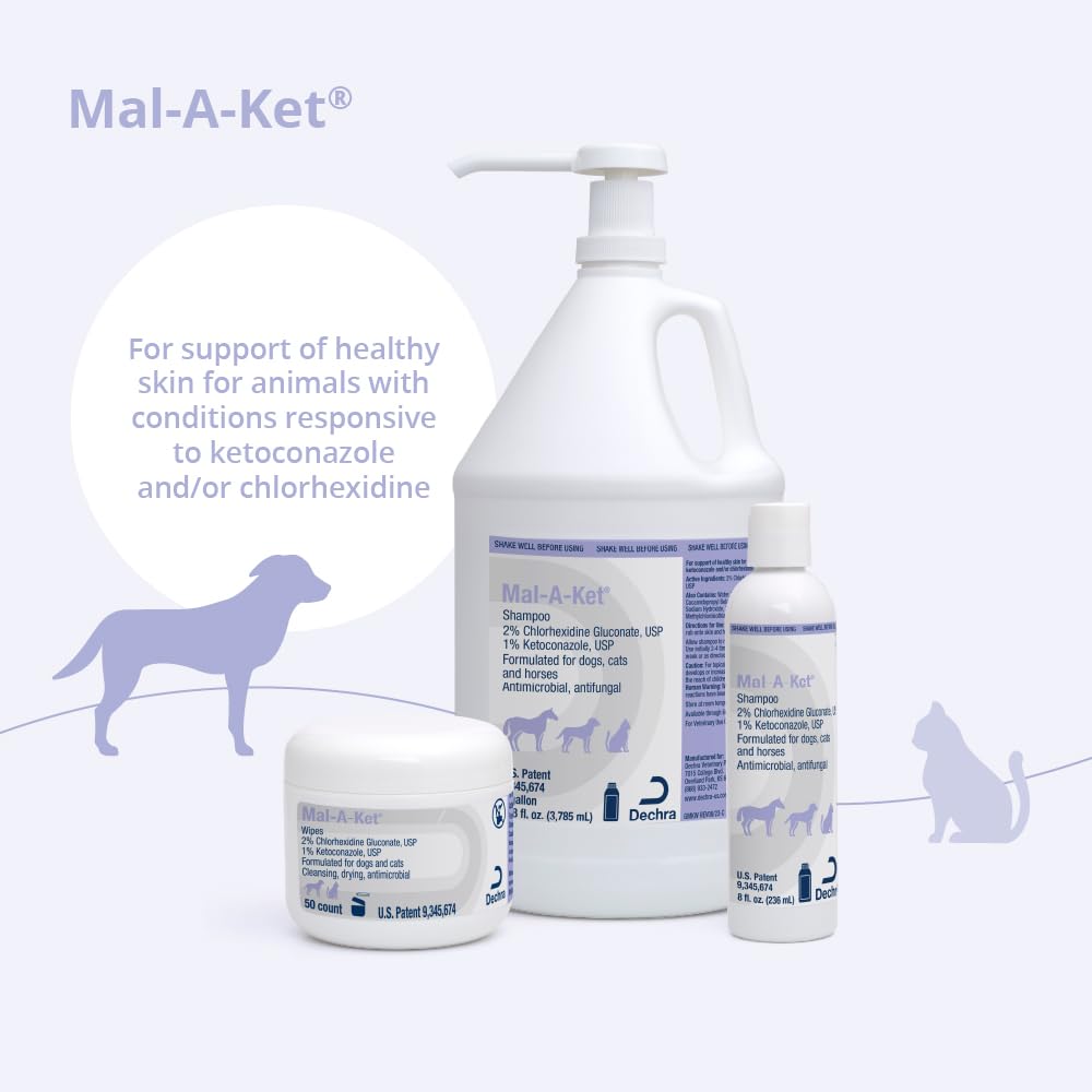 Mal-A-Ket Wipes pet coat application, gentle cleansing for sensitive areas
