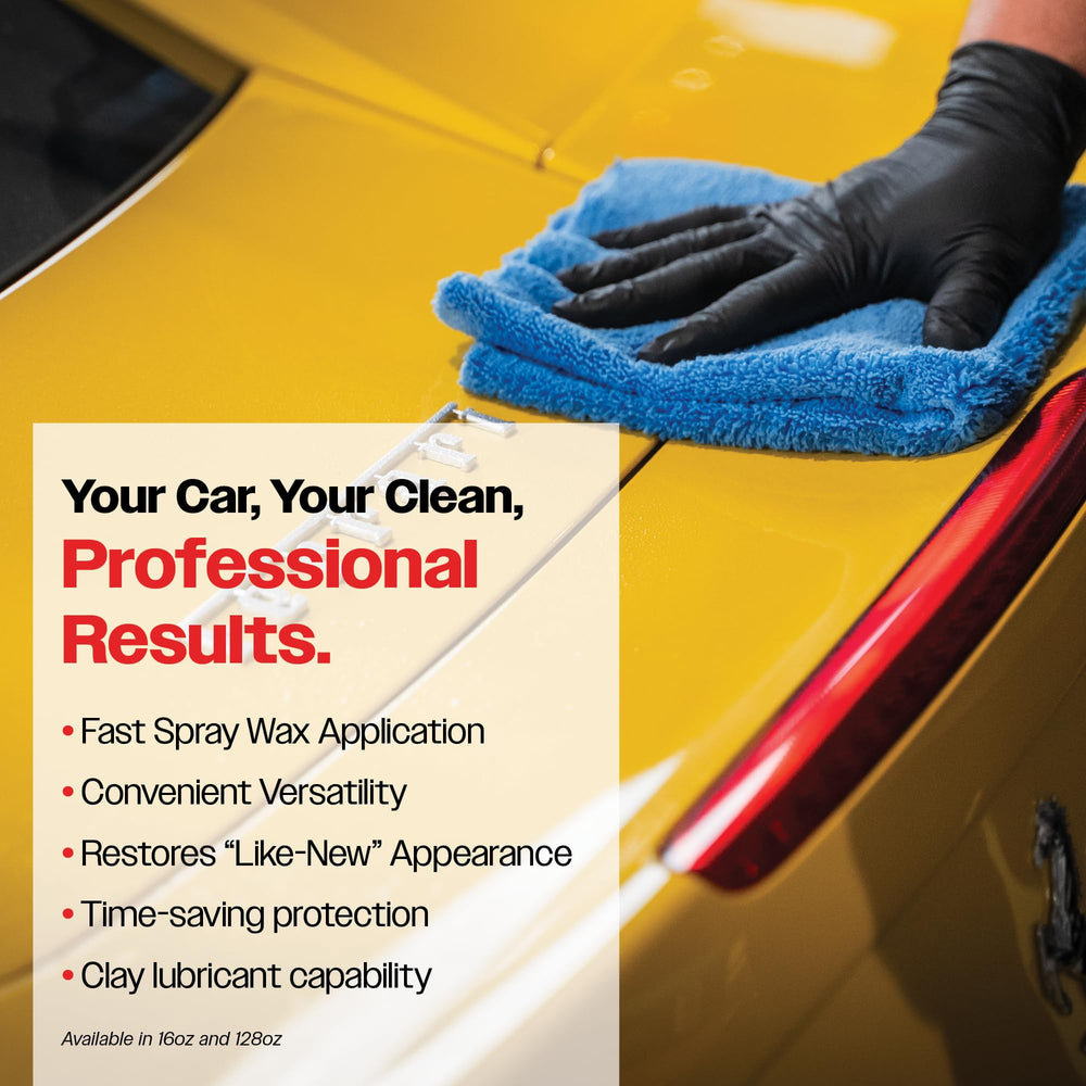 Malco Showroom Shine wipe-off action for fast detailing without streaks.