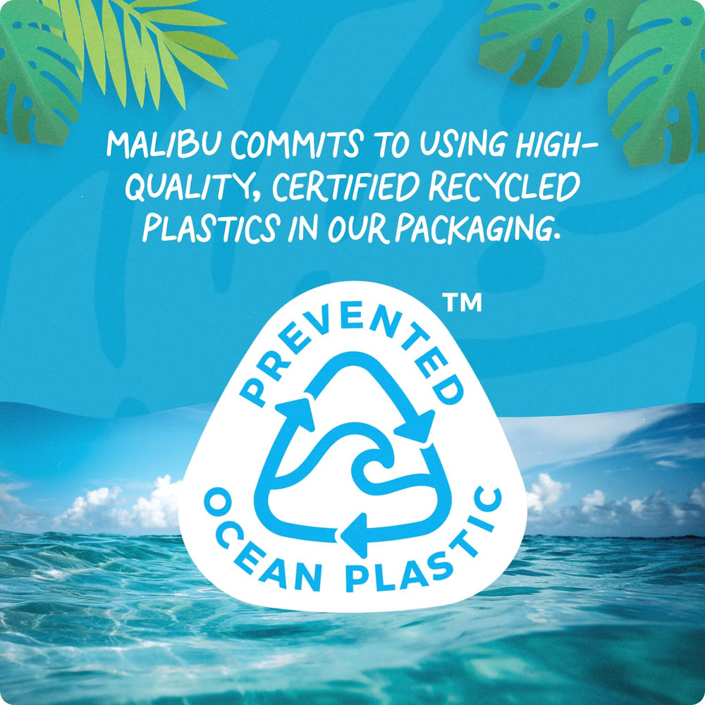 Malibu Sun Fast Tanning Gel made in the UK badge on tube.