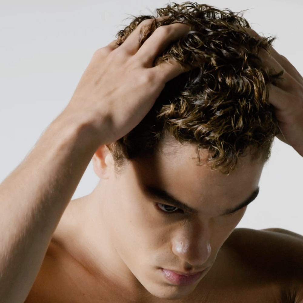 MALIN+GOETZ Hair Pomade meadowfoam oil detail hints nourishing texture.