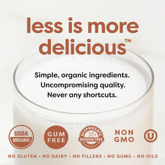 MALK Oat Milk Original latte foam ready for a creamy coffee