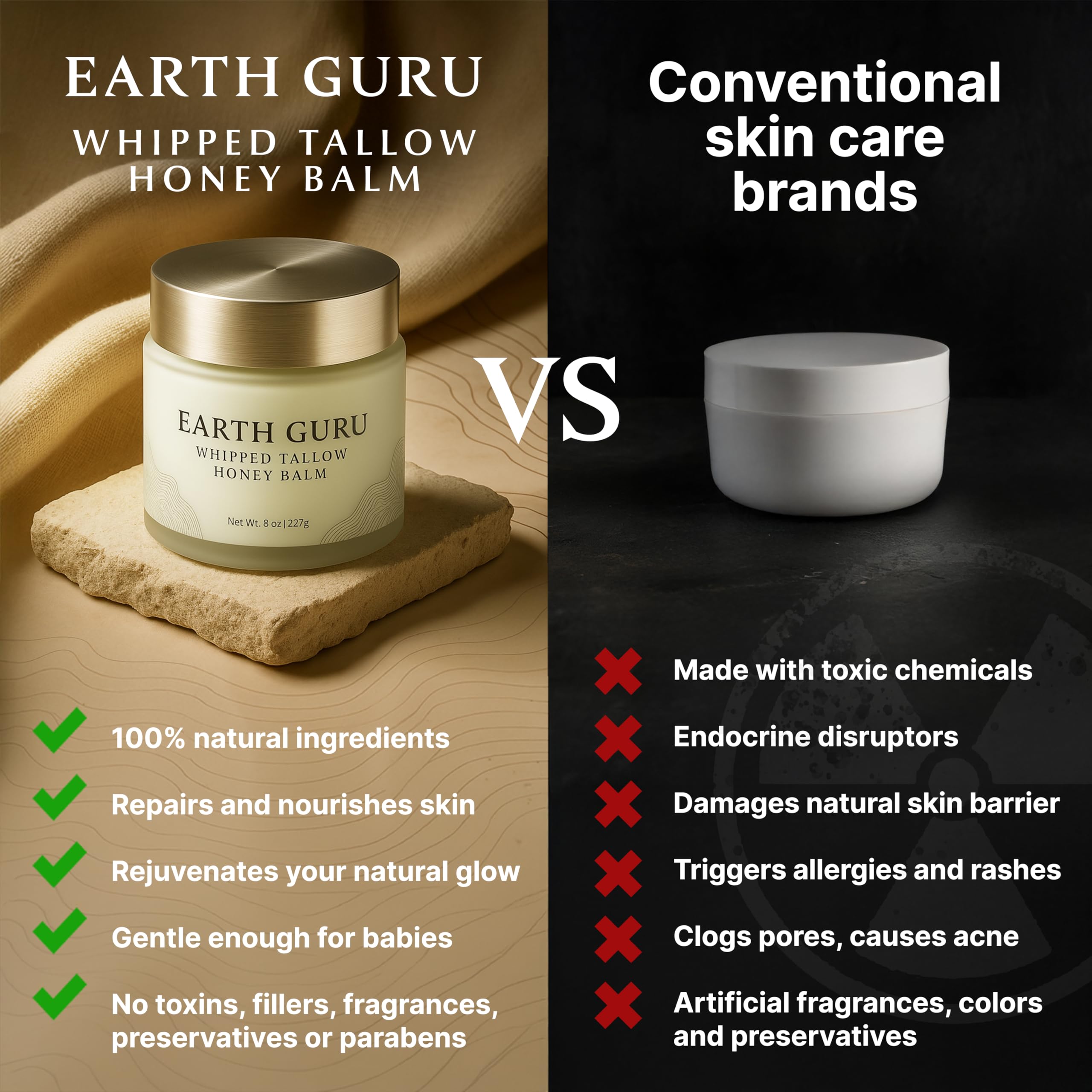 MalloMe Earth Guru XL balm for face and body suggests versatile moisture for the entire skin.