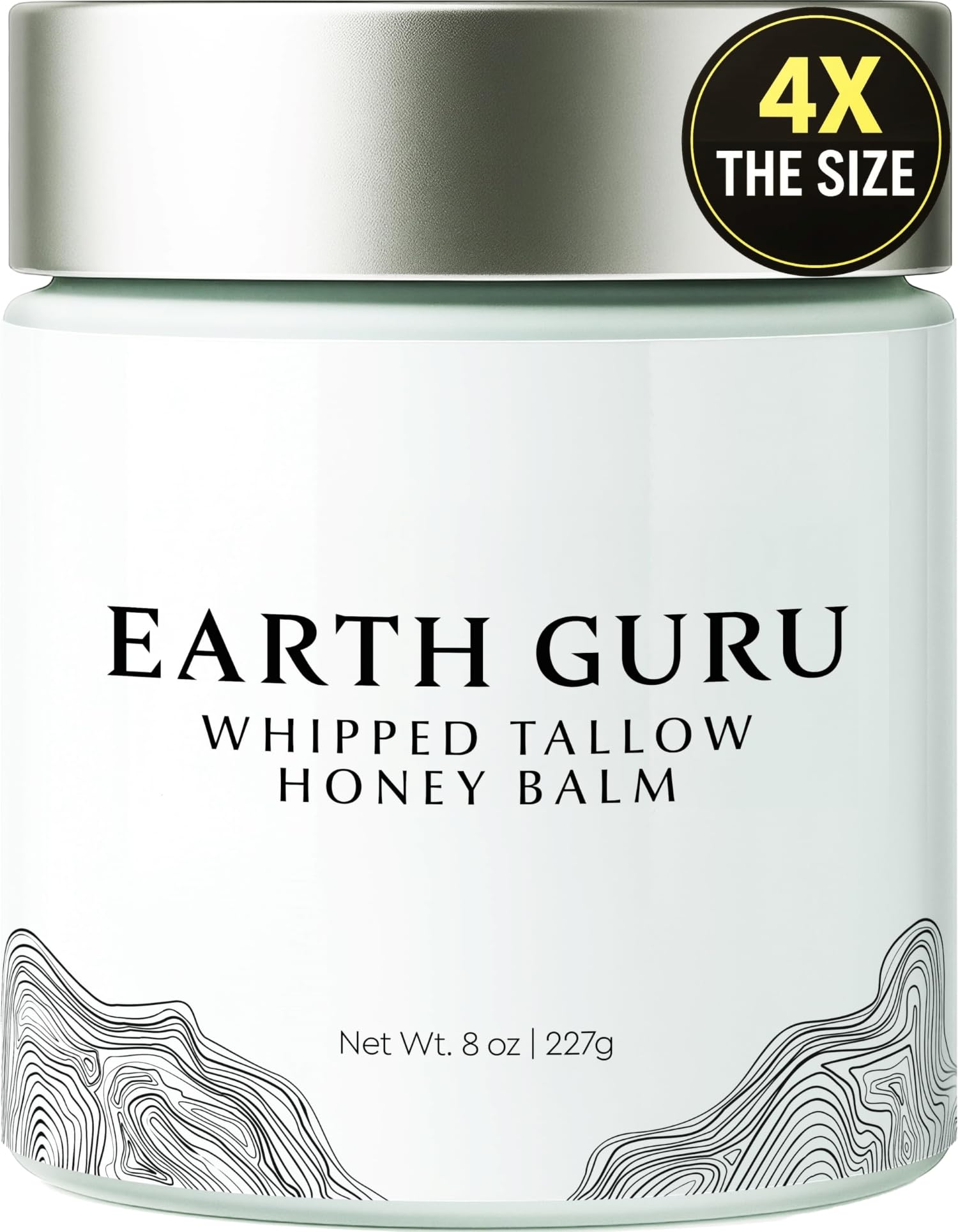 MalloMe Earth Guru XL whipped balm packaging shown for clean skincare routine.