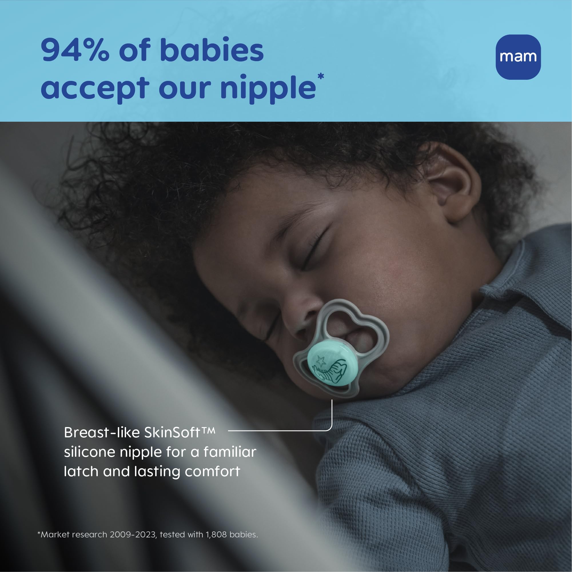 European manufacturing of MAM Air pacifier using medical-grade silicone