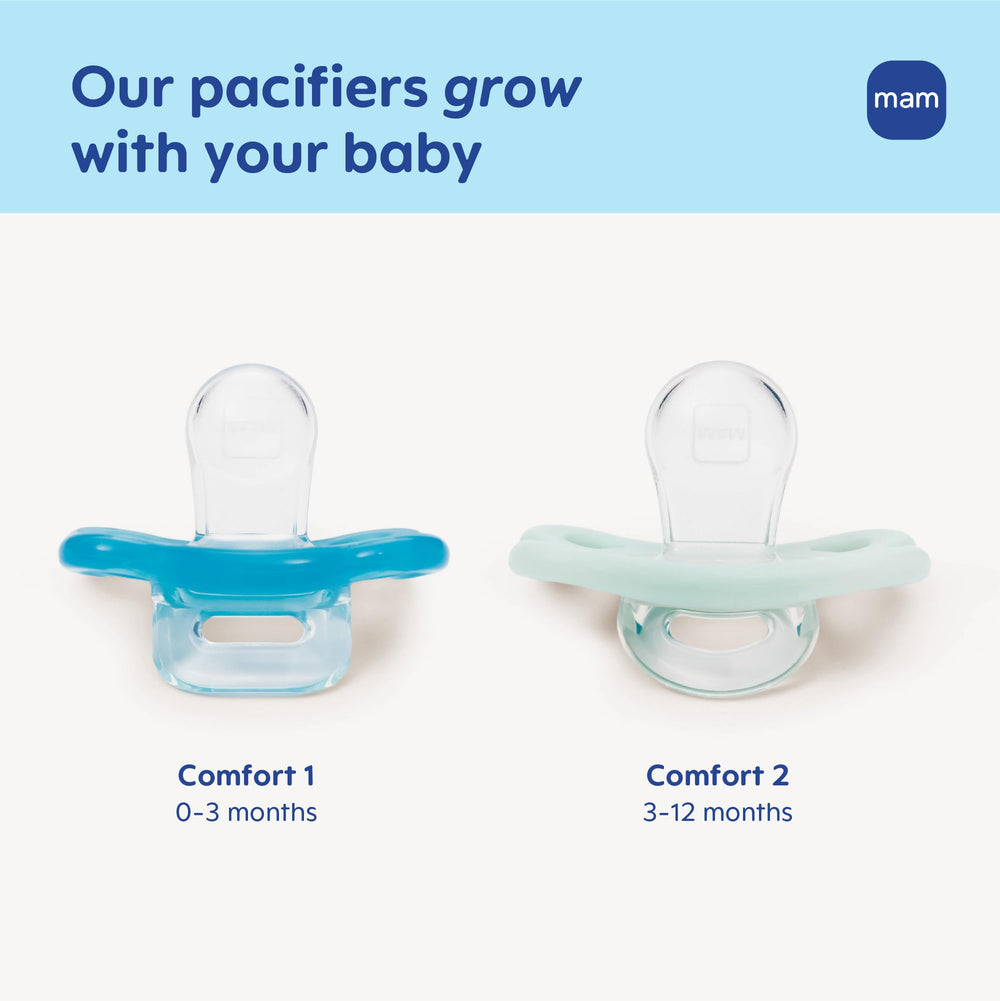 MAM Comfort European manufacture uses medical-grade silicone for safety