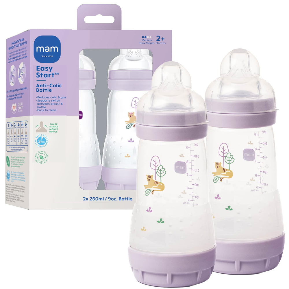 MAM Easy Start bottle with vented base for smoother feeds