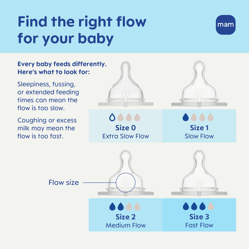MAM Easy Start bottle withstands high temperatures for heating and cleaning.